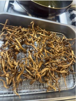 Oyster Mushroom Nugget Stirfry — step 1